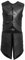 JIAYUTOO Mittelalterlicher Brustpanzer Wikinger PU Leder Brustpanzer Renaissance Gladiator Rüstung Brustpanzer Für Halloween Cosplay (Black)