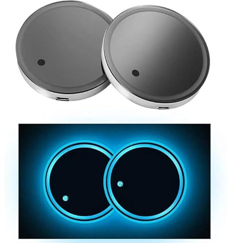 GTFRFD 2 Pièces Voiture sous-Verres, pour Peugeot 508 2019-2023Voiture Porte-gobelet insérer Anti-Sale Antidérapant Voiture Accessoires Interieur