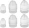 Generic 6Pcs Piping Nozzles Coupler Set, Reusable Plastic Icing Piping Tip Converter Nozzle in 3 Sizes, Coupler for Birthday Cake Decorating Tool for Cupcakes Cookies DIY Cream Jelly Mashed Potatoes