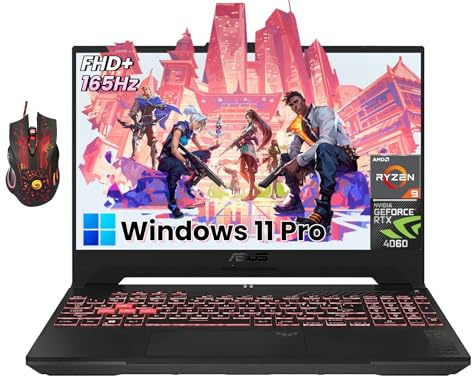 ASUS TUF A16 (2024) Gaming Laptop - 16 2.5K 165Hz Display, AMD Ryzen 9 7940HX, NVIDIA GeForce RTX 4060, Backlit Keyboard, 16GB DDR5, 1TB SSD, Wi-Fi 6, Windows 11 Pro