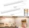 ALUSSO Unterbauleuchte Küche LED 40cm mit Berührungsloser Sensor, 6W 450lm Handbewegung Schranklicht mit 3 Farbtemperaturen (3000K/4500K/6500K), Dimmbar Schrankbeleuchtung mit 1.5m Stecker