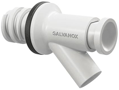 Galvanox Cooler Spigot Drain Plug Designed for Yeti Tundra and Tank Bucket Coolers, Leak-Proof Water Dispenser (White)