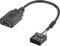 JSADZKJ Carte mère 9 Broches vers USB 2.0 9 Broches Femelle vers Type E - Adaptateur USB 2.0 pour Disque Dur Interne d'ordinateur (9 Broches vers Type E)