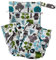 Lot de 2 couches de bain réutilisables avec sac réglable en 4 tailles - Anti-fuite - Motif animal - Séchage rapide - Tissu fin et respirant - Pour vacances, plage, jardin, piscine (animaux 3)