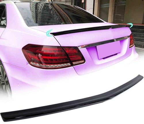 Schwarz Heckspoiler Spoiler Hecklippe für Mercedes Benz E Klasse W212 E63 E200 E250 E500 2009-2016