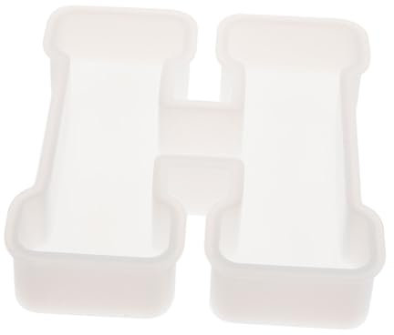 Diy Silikon Buchstabenform Resin Letter Mold für Bastelprojekte Hoch Einfach zu Trennen Reinigen für Schmuckherstellung und Dekoration