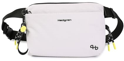 Hedgren JUN Bauchtasche – Vielseitige Crossbody-Gürteltasche aus recyceltem Material, wasserabweisend, 1,3 L – Unisex Urban-Umhängetasche für unterwegs