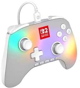 Born To Vape presente Switch 2-Manette Filaire Advantage- Lumectra - Blanche et son sticker BTV exclusif collectionnable