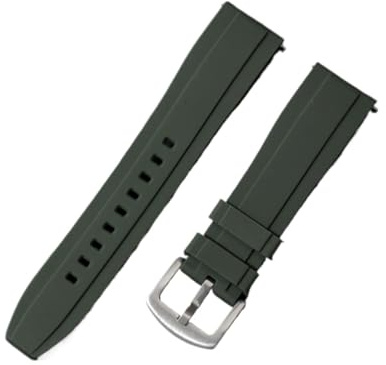 Generico Quick Relase Silicone Rubber Watch Strap 20mm 22mm Sports Watchband Black Green Orange Blue Wristband Bracelets