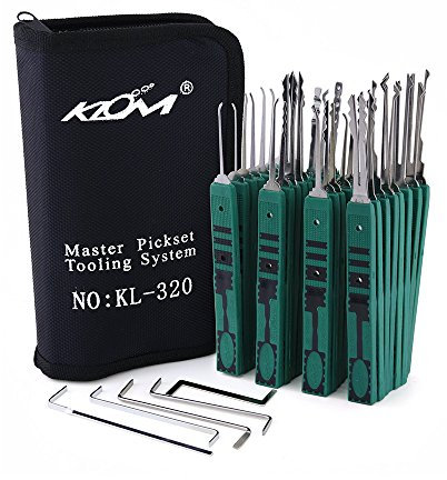 KLOM 31 piece lock pick set