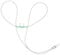 DCT 03413085 Sauerstoffbrille, Soft mit 0,5 m Schlauch, Erwachsene/Kinder