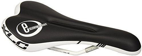 XLC Fahrradsattel MTB ATB Sport SA-S05 Sattel, Schwarz, Weiß, One Size
