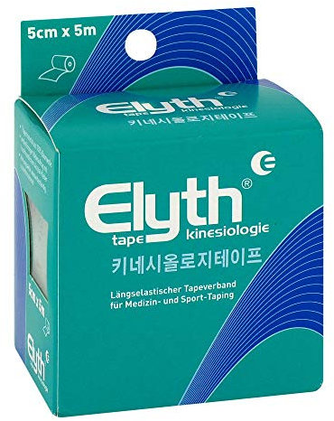 KINESIOLOGIE Tape Elyth 5 cmx5 m grün 1 St