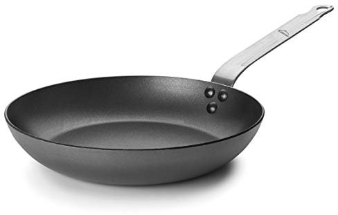 LACOR Sartén Antiadherente Ferrum 20 cm Negra - 100% Hierro Natural, Hecha en España, Libre de PFOA, Apta para Inducción, Alta Temperatura, Duradera y Ecológica.