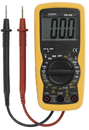 Sealey TM100 Professional Digital Multimeter, 6 Function