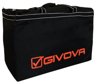 Givova, sporttasche für uniformen , schwarz/orange, Einheitsgrößen