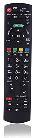 Control Remoto Universal, N2QAYB000350 Universal Mando a Distancia Inteligente de reemplazo de TV para Panasonic N2QAYB000328/ N2QAYB000752/ N2QAYB000753/ N2QAYB000490