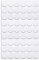 sourcing map 1 Sheet/54Pcs Screw Hole Cover Stickers, 21mm Dia PVC Self Adhesive Covers Caps Dustproof for Wood Furniture Cabinet Shelf Wardrobe, White