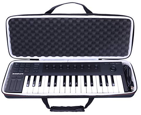 LTGEM EVA Hard Case for Native Instruments Komplete Kontrol M32 Controller Keyboard-Travel Protective Carrying Storage Bag