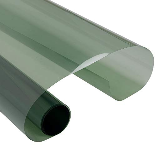 VLT 70 % 2 mm grüne Nano-Keramik-Solar-Tönungsfolie für die Windschutzscheibe, getöntes Glas, UV100 % für Auto, Zuhause, Fenster, Vinyl