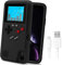 LucBuy Custodia da Gioco per iPhone, Custodia Protettiva Autoalimentata con 36 Giochi Piccoli,Display a Colori,Custodia per Videogiochi Antiurto per iPhone XR - Nero