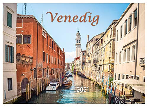 Venedig - Italien - wunderschöne Impressionen - Kalender 2021 - myphotolion.de - DIN A3 quer - Wandkalender