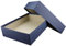 Hochwertige Aufbewahrungs- und Geschenkboxen - 2 Stück - DIN A4 - Dunkelblau (Blau) bezogen - 302 x 213 x 70 mm