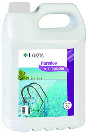 HYDORA | Líquido Limpiador de Pared para Piscinas | Eliminador de Suciedad en Paredes y Bordes de Piscinas | Bote 5 litros