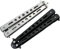 2Pack Folding Comb Unique Metal Training Butterfly Comb for Beard Brushe Styling Tool