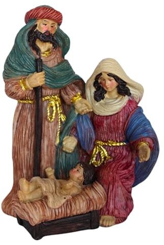 BEST&FREE Weihnachtskrippe Komplettset Mit Krippenfiguren Set 15Cm. Krippenzubehör Weihnachtskrippe Für Weihnachtskrippen. Krippe Weihnachten Oder Vervollständigen Sie Ihr Krippenportal
