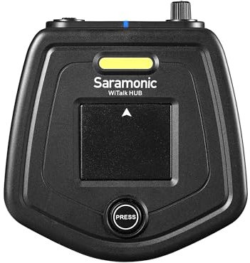 Saramonic WiTalk Single HUB Mini Estación Base para 1.9GHz Full-Duplex WiTalk Wireless Intercom System, Witalk HUB Sistema de Expansión para hasta 16 Comunicaciones Simultáneas