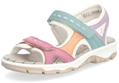Rieker Damen Klassische Sandalen 68866, Frauen Sandalen