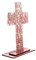 Katholisches Tischkreuz mit Ständer, religiöses, christliches stehendes Kruzifix, Kirche, Zuhause, Regal, Tischdekoration, katholisches Kreuz