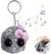 REGAPOG Sad Hamster Mit Sound, Hamsti Schlüsselanhänger, Hamster Meme Mit Violine Sound, Hamsti Mit Sound Handgestrickte Sad Hamster Kuscheltier, Mutmacher Geschenk Für Freunde Partner (1PCS)
