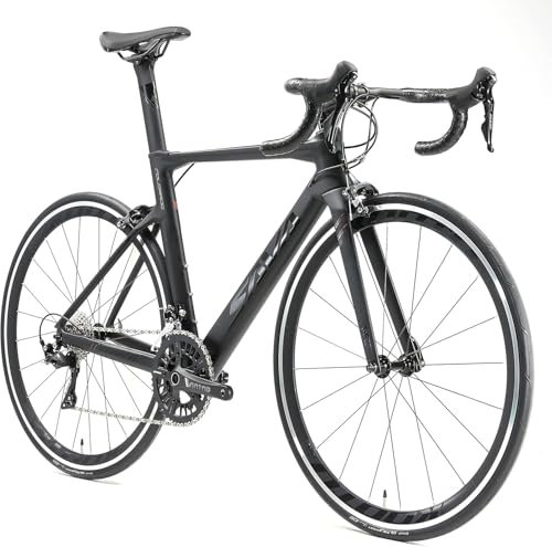 SAVADECK Rennrad Carbon, Warwind5.0 Rennrad Herren 700c Carbon Rahmen,Gabel und Sattelstütze mit 105 R7000 22 Gänge Fahrrad Carbon rennrad für Herren Damen und Jungen (51cm)