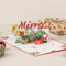 Pop-Up Karte Weihnachten mit Umschlag – 3D Weihnachtsmann Weihnachtsbaum Frohe Weihnachten Weihnachtskarte, Kreatives Geschenk für Weihnachten und Neujahr, Perfekt für Kinder, Familie und Freunde