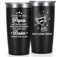 Livole Bester Papa Geschenke, Geschenke für Papa, Vater, Männer - Es gibt so viele Papas auf dieser Welt - Vater Geschenk Vatertag Tasse Lustig, 20oz Camping Becher to go Thermo, 600ml Thermobecher