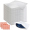 YUJUVI 100 PCS Demenagement Feuilles Mousse Papier Bulle Déménagement Carton 30 * 30cm Feuilles Mousse Papier Bulle Avec Étiquettes pour Vaisselle Plats Assiettes Verres Emballage