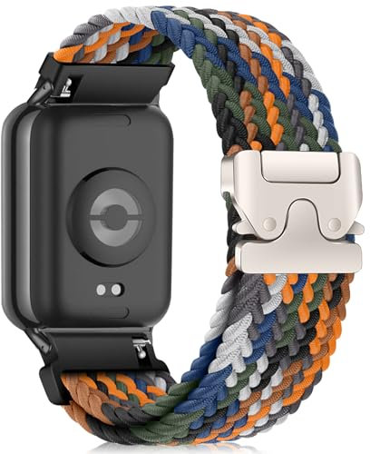 RanBluu Cinturino in Nylon da Xiaomi Redmi Watch 5/Redmi Watch 4/Xiaomi Smart Band 9 Pro/Smart Band 8 Pro, Cinturino di Ricambio Elastico, Sportivo Bracciale per Uomo e Donna, Colore