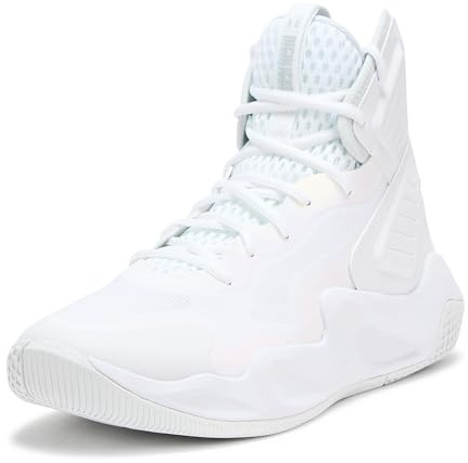 Under Armour Women's Highlight Ace 2 Volleyball Shoes, (100) White/White/Halo Gray, 9.5, US
