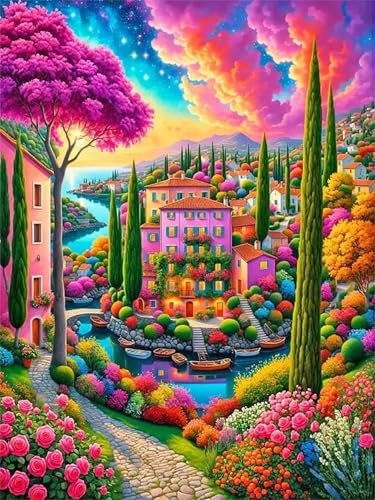 Puzzle Erwachsene 1500 Teile,Kaktus Architektur Blume Puzzle Adults,Puzzles für Erwachsene Lernspiel Herausforderungsspielzeug für Gift Home Decor Frameless