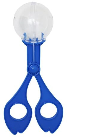 JIzian 1 x blaues Feinmotorikwerkzeug, Schaufel für Teenager, Naturforschung, Beobachtung der Hand-Augen-Koordination, Kunststoff-Scherenklemme, kleiner Schmetterlingsclip, Sport, Outdoor-Spielen