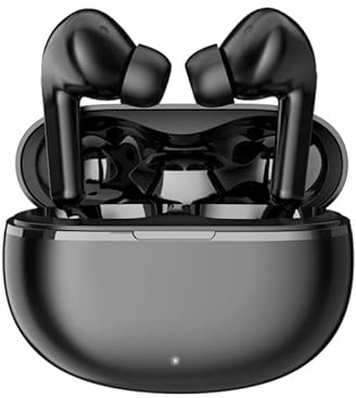 Wireless Earbuds, Bluetooth 5.3 Headphones with HiFi Stereo Deep Bass Ear Buds, Earphones with 4 ENC Noise Cancelling Mics, 45H Playtime, IP7 Waterproof Touch Control True Wireless Earphones, USB-C