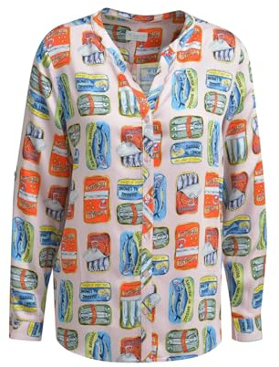 Milano Italy Blouse W/Neck Panel 1/1 Sleeve