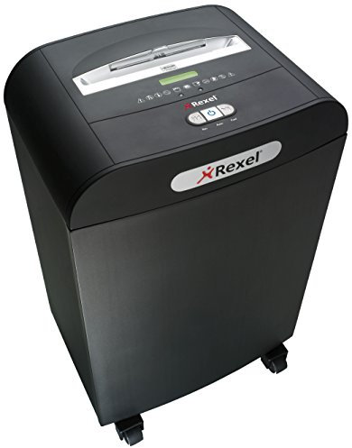 Rexel Mercury RDS2270 2102433EU Aktenvernichter (Streifenschnitt, Manueller Einzug, 70L Abfallbehälter, 22 Blatt Kapazität) schwarz
