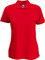 Fruit of the Loom SS86 Women's Fit Pique Short Sleeve Polo Shirt Red L