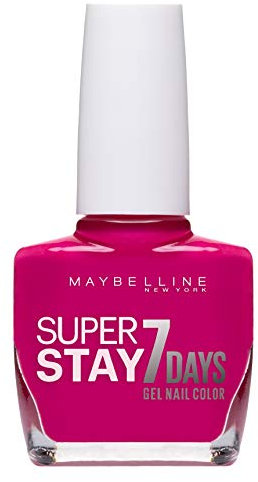Maybelline Forever Strong Super Stay 7 Day Gel 155 Bubble Gum Nail Polish, 10 ml (Pack of 1)