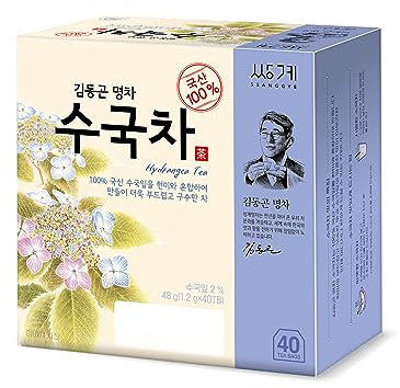 Korean Hydrangea Sweet Dew Tea 1.2g X 40 Tea Bags