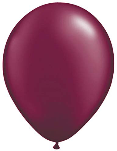 Folat 08411 Burgundy weinrote Ballons Metallic-Rot,10er Pack