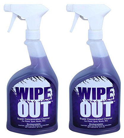 Wipeout Wipe Out 1-Quart, 2-Pack Surface Cleaner for Swimming Pools